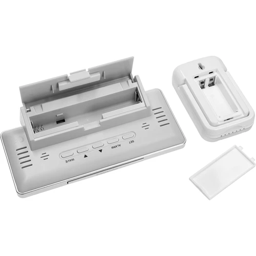 RCC, DCF ilmajaam – elektrooniline, juhtmevaba, taustvalgustusega andur, valge - 5