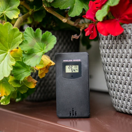 RCC, DCF ilmajaam – elektrooniline, taustvalgustusega, juhtmevaba, anduriga, must - 17