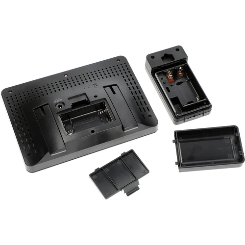 RCC, DCF ilmajaam – elektrooniline, taustvalgustusega, juhtmevaba, anduriga, must - 9