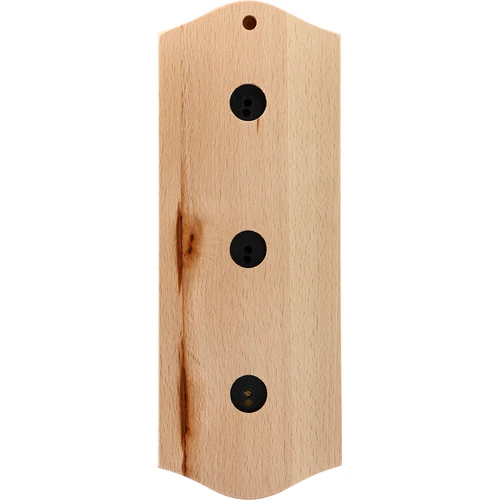 Retro-ilmajaam - naturaalne puit hõbedaste sihverplaatidega - 4