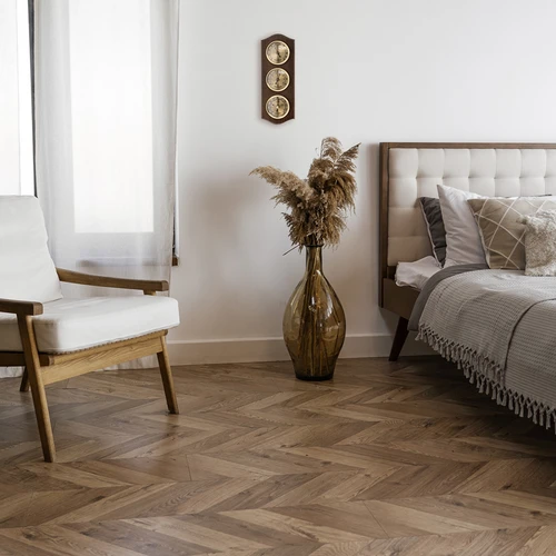 Retro-ilmajaam - wenge toonis, kuldsete sihverplaatidega - 6