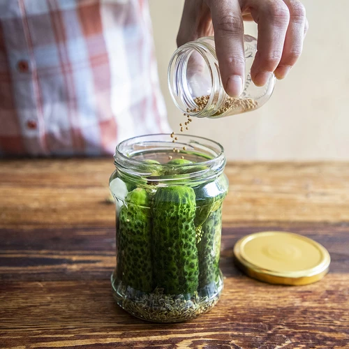 Ribiline Fisz-purk 500 ml - kuldse keeratava kaanega fi 82/6, 6 tk. - 6