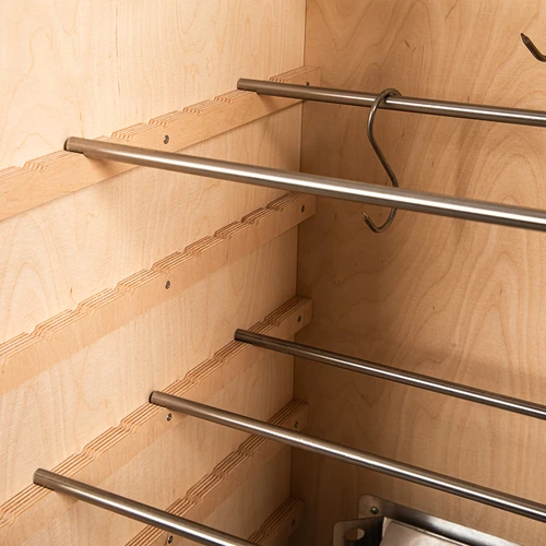 Riputusvardad vineerist suitsuahjudele, pikkus 46 cm, diameeter 1 cm, 4 tk. - 3