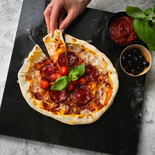 Ristkülikukujuline graniidist pitsakivi 37 x 35 cm - 10