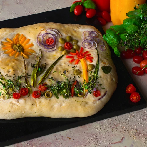 Ristkülikukujuline graniidist pitsakivi 37 x 35 cm - 11