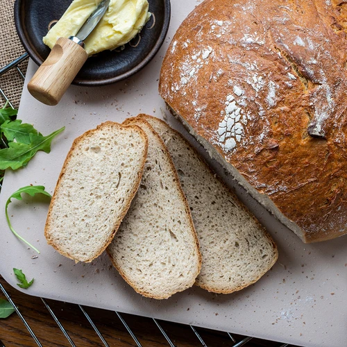 Ristkülikukujuline pitsakivi, valmistatud kordieriidist - 38 x 30,5 cm - 16