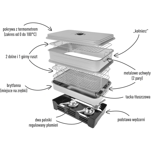 Rõdusuitsuahi reguleeritava mahutavusega - 3