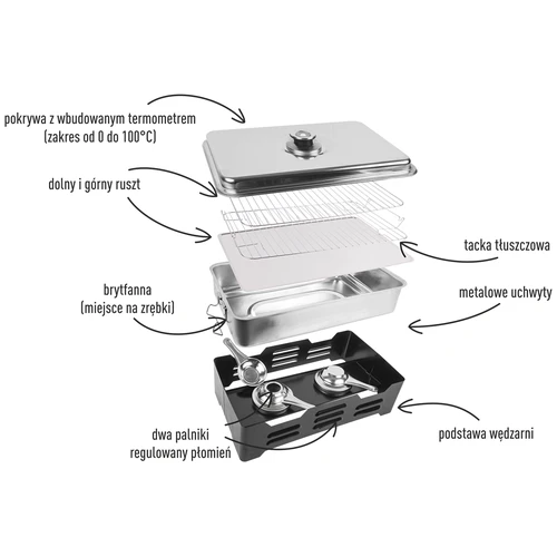 Rõdusuitsuahi termomeetriga - 4