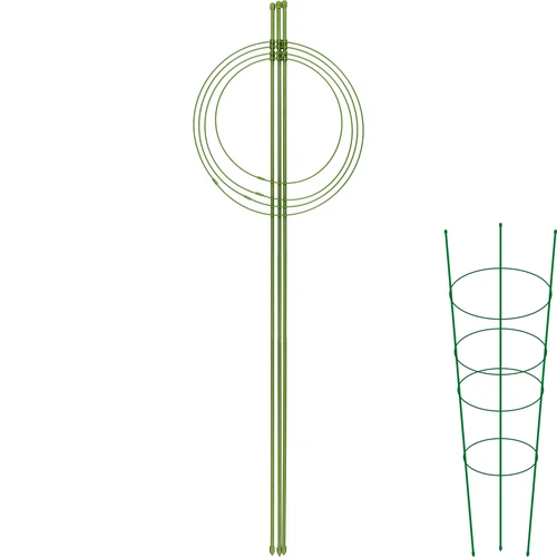 Rõngastikuga taimetugi, 4 rõngaga, 1 m