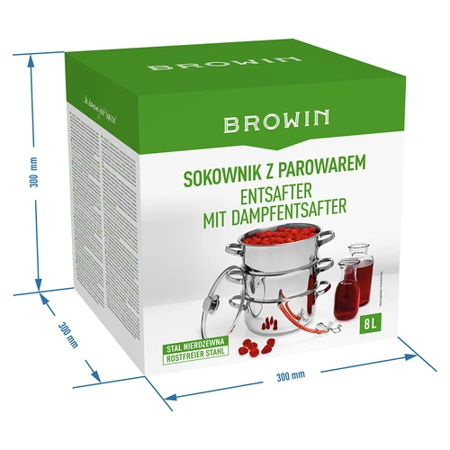 Roostevabast terasest mahlapress 8 L - 8