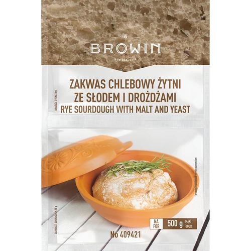 Rukkileiva juuretis pärmi ja linnasega - 23 g