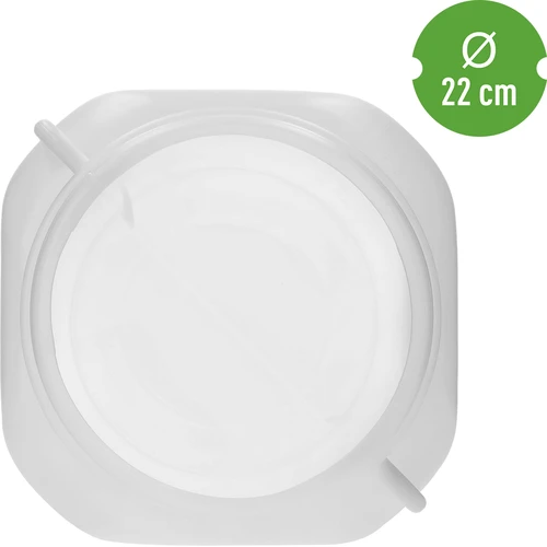 Ruudukujuline 30 L tünn, valge, käepidemetega, Sterk - 5