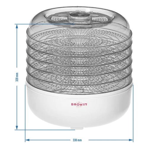 Seene-, puuvilja-, köögivilja- ja ürdikuivati 125 W - 9