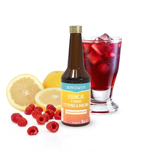 Sidruni-vaarika maitsega essents - 40 ml, 4 L-le - 3