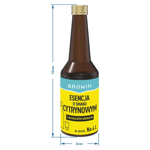 Sidrunimaitseline essents loodusliku aroomiga 4 L jaoks – 40 ml - 7