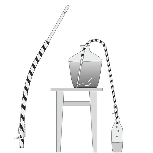 Sifoonvoolik veini ümbervillimiseks klambriga - 7