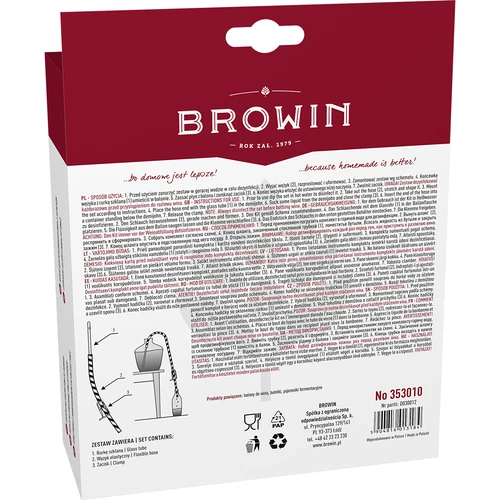 Sifoonvoolik veini ümbervillimiseks klambriga - 3