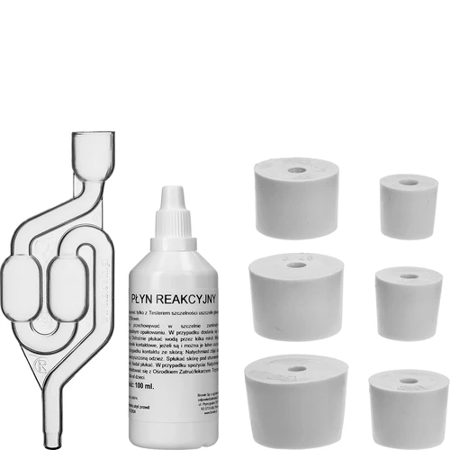 Silindripeatihendi tester - 6 adapterit, 100 ml vedelikku