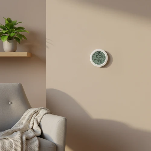 Soensi elektrooniline termomeeter - välise anduriga, ümmargune, valge - 8