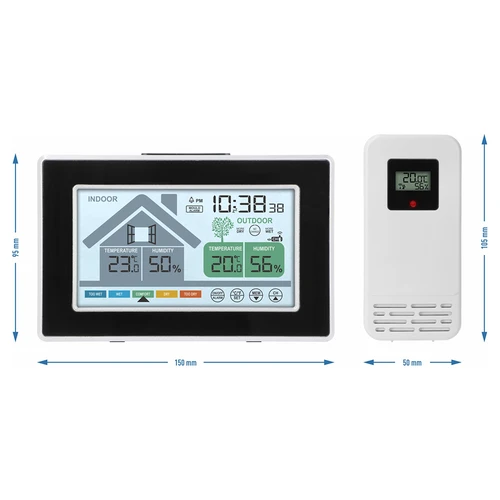 Soensi ilmajaam – elektrooniline, juhtmevaba välisanduriga - 6
