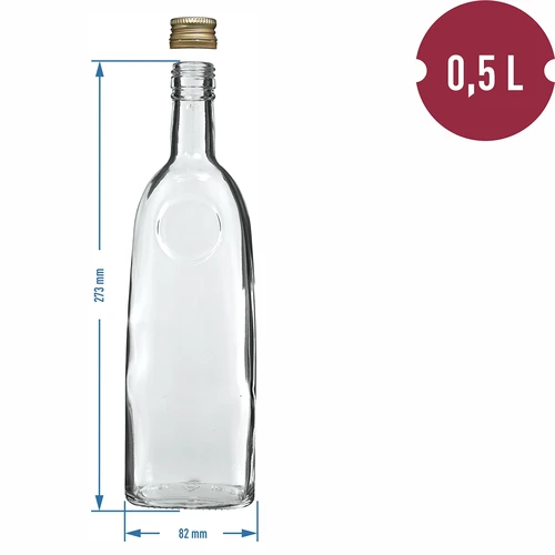 Staromiejska pudel 500 ml kruvikorgiga, 6 tk. - 7