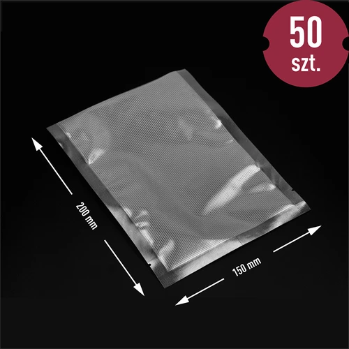 Struktureeritud vakumeerimiskotid 15x20 cm, 50 tk. - 7