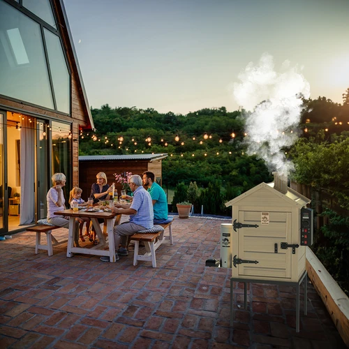 Suitsuahi 115 L dragON Wood 60E, puidust, elektrilise kütmismooduli ja juhtseadmega - 19