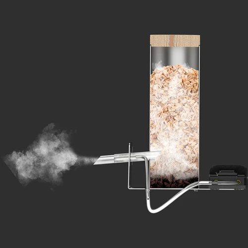 Suitsuahi 200 L dragON Larch E21 - lehisepuust, elektrilise kütmismooduli ja kontrolleriga - 15