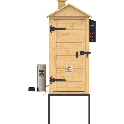 Suitsuahi 200 L dragON Larch E21 - lehisepuust, elektrilise kütmismooduli ja kontrolleriga - 3