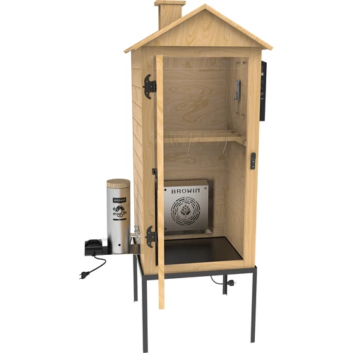 Suitsuahi 200 L dragON Larch E21 - lehisepuust, elektrilise kütmismooduli ja kontrolleriga - 5