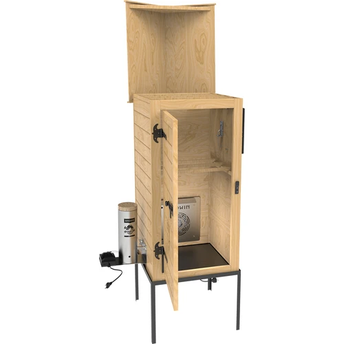 Suitsuahi 200 L dragON Larch E21 - lehisepuust, elektrilise kütmismooduli ja kontrolleriga - 7