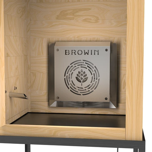 Suitsuahi 200 L dragON Larch E21 - lehisepuust, elektrilise kütmismooduli ja kontrolleriga - 10