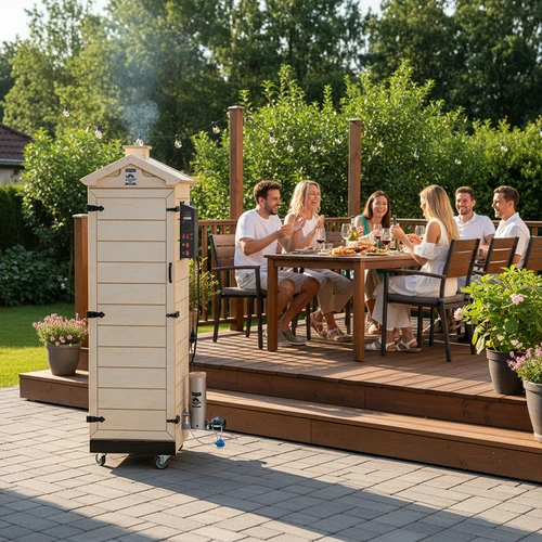 Suitsuahi dragON PLYWOOD NATURE – raamita, mooduldisainiga, digitaalse kontrolleriga, 320L - 13