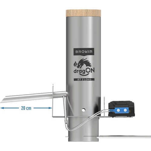 Suitsugeneraator dragON JET 2 LONG tuhasahtliga - 2