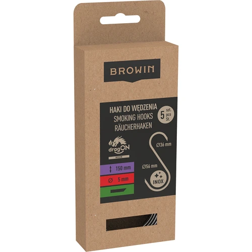 Suitsukonksud - S, 45° lõikega 5mm x 150mm, 5 tk. - 3