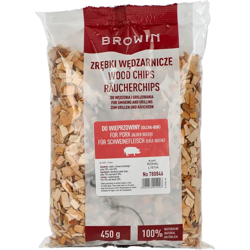 Suitsulaastud sealiha suitsutamiseks/grillimiseks – segu (70% lepp, 30% pöök), 450 g, kl. 10