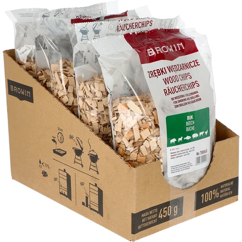 Suitsulaastud suitsutamiseks/grillimiseks, pöök, 450 g, kl.10 - 2