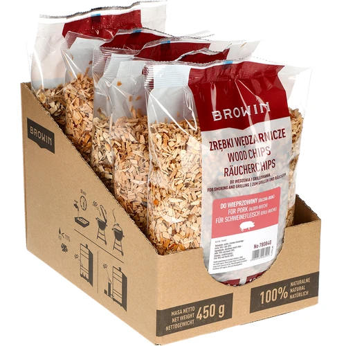 Suitsutus-/grillilaastud 70% lepp + 30% pöök, 450 g, kl 8 - 2