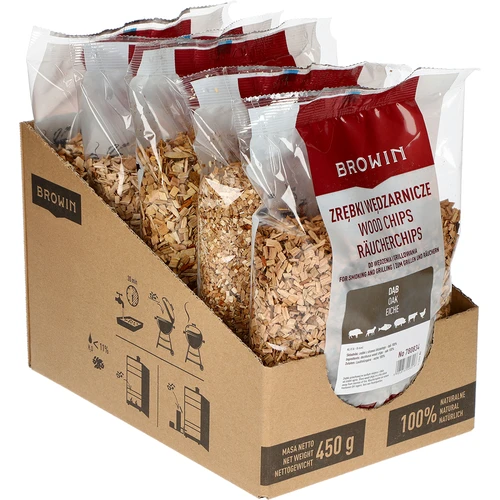 Suitsutus-/grillilaastud, tamm, 450 g, kl. 8 - 2