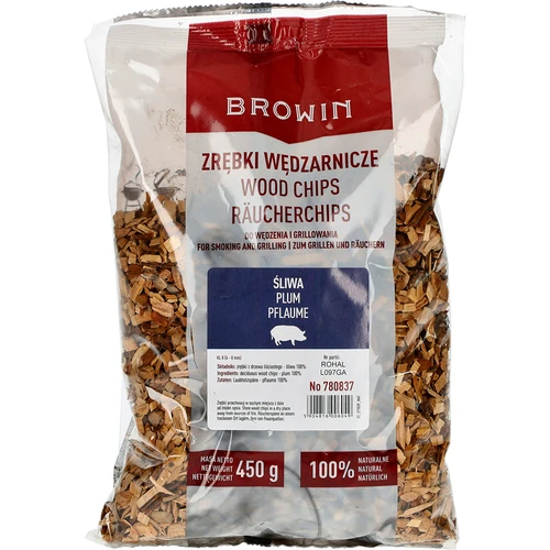 Suitsutus- ja grillilaastud, ploomipuu, 450 g, kl. 8