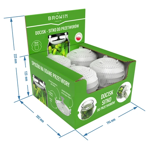 Survesõel hoidiste, hapendiste ja äädika jaoks - fi 100 purkidele - 10