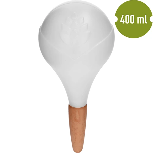 Taimede kastmiskuul, matt valge, keraamilise jalaga, 400 ml - 2