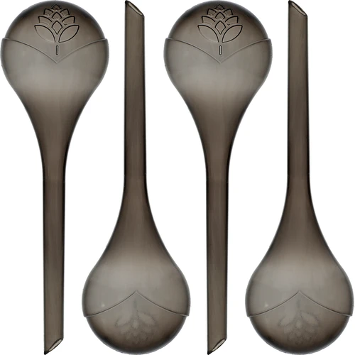 Taimede kastmiskuulid, mustad läbipaistvad, 400 ml, 4 tk.