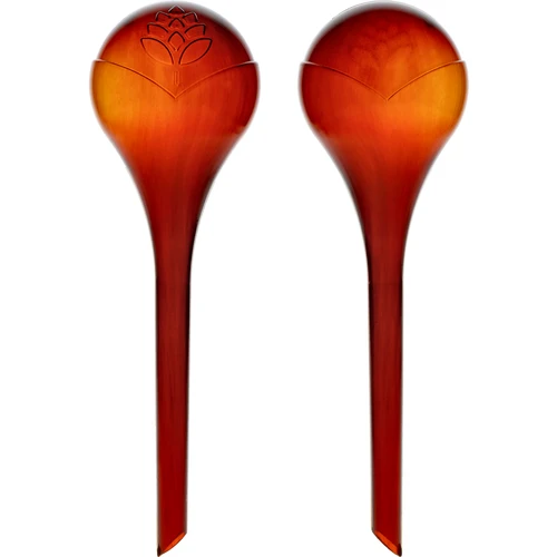 Taimede kastmispallid, läbipaistvad merevaigukarva, 400 ml, 2 tk.