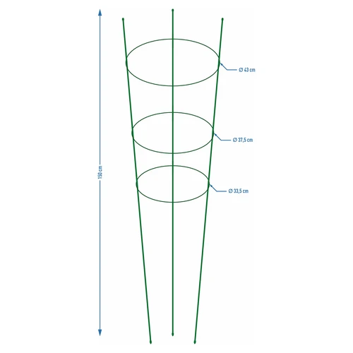Taimede rõngastugi 3 rõngast 1,5 m - 2