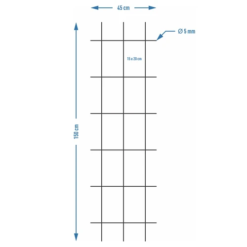 Taimetugi - võre (150cm x 45cm) 3 tk - 7