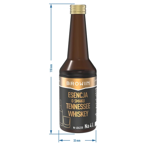 Tennessee viski maitseessents 4 liitrile – 40 ml - 8
