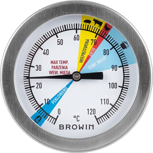 Termomeeter 0,8 kg keedusingi vormile (0 °C kuni +120 °C) 9,0 cm - 2