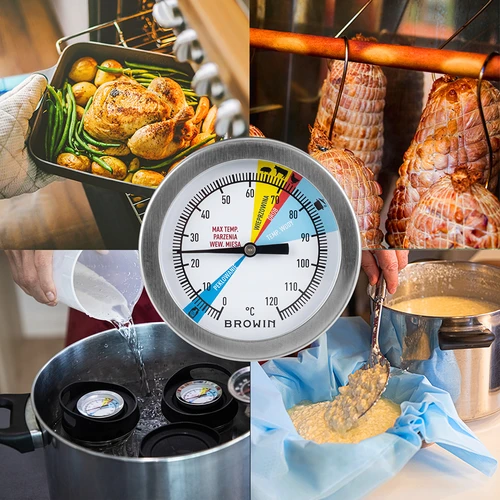 Termomeeter sinkikeetjale 1,5 kg ja 3 kg (0 °C kuni +120 °C) 12,5 cm - 6