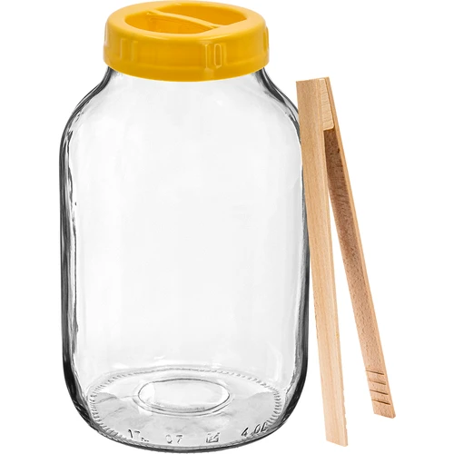 TO purk 4 L, tangid ja plastist fi 100 keeratav kaas, käepidemega